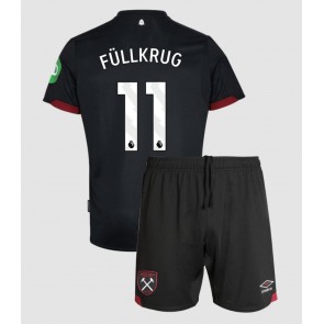 West Ham United Niclas Fullkrug #11 Gostujuci Dres za Dječji 2024-25 Kratak Rukavima (+ kratke hlače)